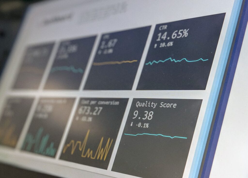 Analytics dashboard