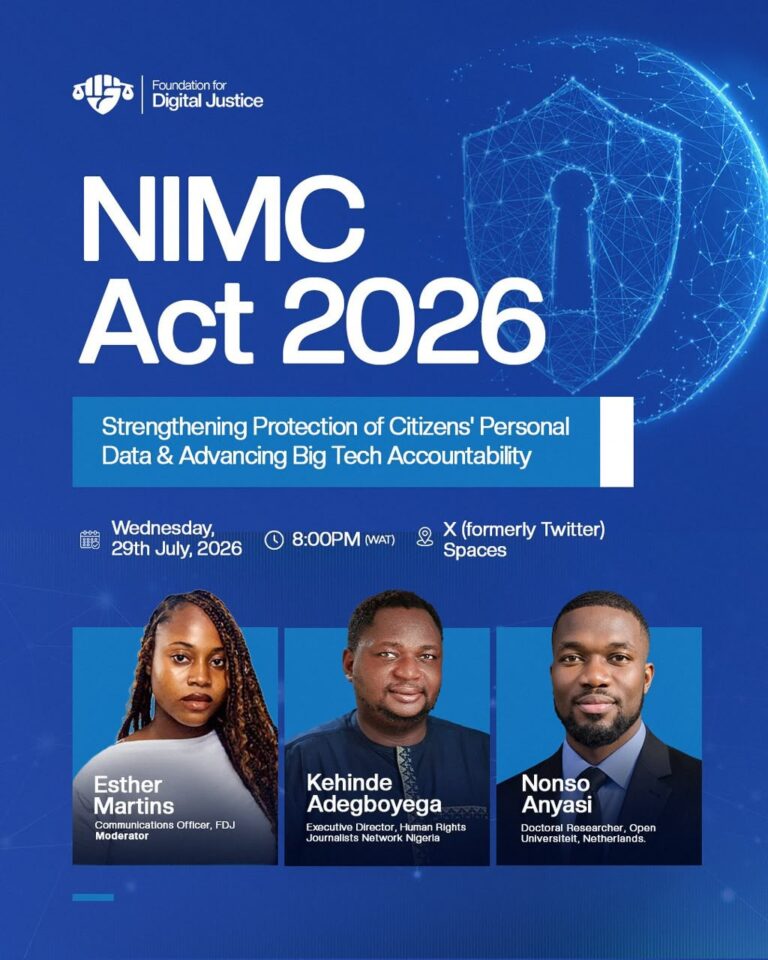 A Law Nobody Can Read Yet: Inside Our X Space on the NIMC Act 2026